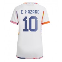 Dámy Fotbalový dres Belgie Eden Hazard #10 MS 2022 Venkovní Krátký Rukáv